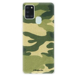 Odolné silikonové pouzdro iSaprio - Green Camuflage 01 - Samsung Galaxy A21s