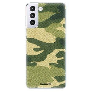Odolné silikonové pouzdro iSaprio - Green Camuflage 01 - Samsung Galaxy S21+