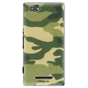 Plastové pouzdro iSaprio - Green Camuflage 01 - Sony Xperia M