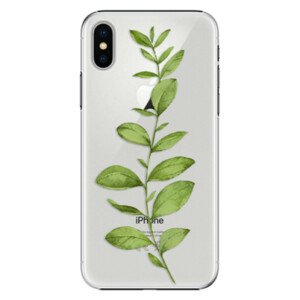 Plastové pouzdro iSaprio - Green Plant 01 - iPhone X