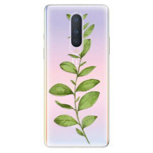 Odolné silikonové pouzdro iSaprio - Green Plant 01 - OnePlus 8