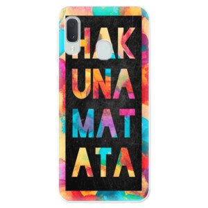 Odolné silikonové pouzdro iSaprio - Hakuna Matata 01 - Samsung Galaxy A20e