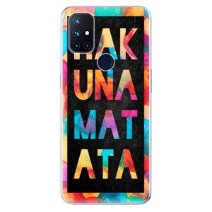 Odolné silikonové pouzdro iSaprio - Hakuna Matata 01 - OnePlus Nord N10 5G