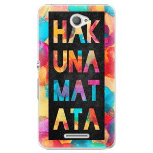 Plastové pouzdro iSaprio - Hakuna Matata 01 - Sony Xperia E4