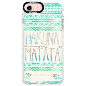 Silikonové pouzdro Bumper iSaprio - Hakuna Matata Green - iPhone 7
