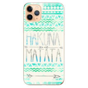 Odolné silikonové pouzdro iSaprio - Hakuna Matata Green - iPhone 11 Pro Max