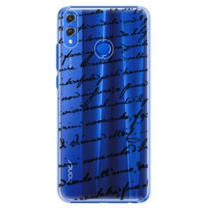 Plastové pouzdro iSaprio - Handwriting 01 - black - Huawei Honor 8X