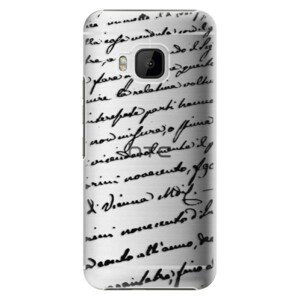 Plastové pouzdro iSaprio - Handwriting 01 - black - HTC One M9