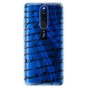 Odolné silikonové pouzdro iSaprio - Handwriting 01 - black - Xiaomi Redmi 8