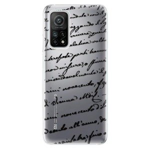 Odolné silikonové pouzdro iSaprio - Handwriting 01 - black - Xiaomi Mi 10T / Mi 10T Pro