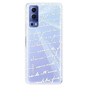 Odolné silikonové pouzdro iSaprio - Handwriting 01 - white - Vivo Y52 5G