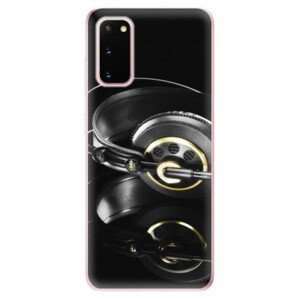 Odolné silikonové pouzdro iSaprio - Headphones 02 - Samsung Galaxy S20