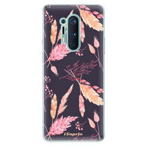 Odolné silikonové pouzdro iSaprio - Herbal Pattern - OnePlus 8 Pro