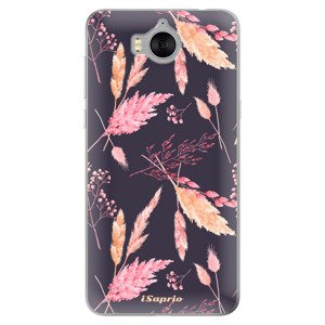 Odolné silikonové pouzdro iSaprio - Herbal Pattern - Huawei Y5 2017 / Y6 2017