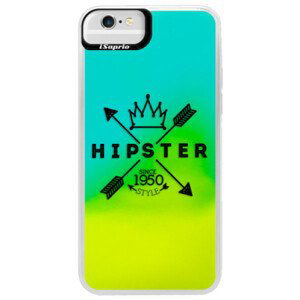 Neonové pouzdro Blue iSaprio - Hipster Style 02 - iPhone 6 Plus/6S Plus