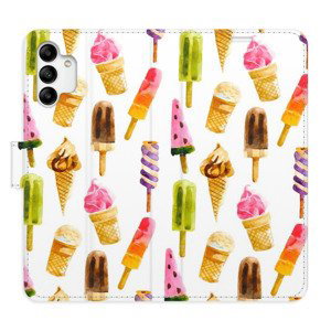 Flipové pouzdro iSaprio - Ice Cream Pattern - Samsung Galaxy A04s
