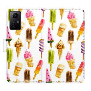 Flipové pouzdro iSaprio - Ice Cream Pattern - Xiaomi Redmi Note 12S