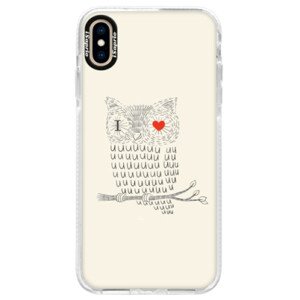 Silikonové pouzdro Bumper iSaprio - I Love You 01 - iPhone XS Max