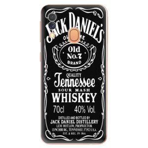 Odolné silikonové pouzdro iSaprio - Jack Daniels - Samsung Galaxy A40