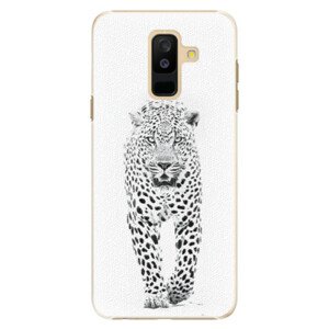 Plastové pouzdro iSaprio - White Jaguar - Samsung Galaxy A6+