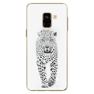 Plastové pouzdro iSaprio - White Jaguar - Samsung Galaxy A8 2018