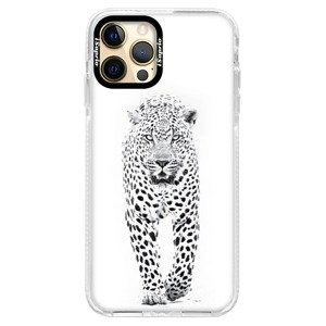 Silikonové pouzdro Bumper iSaprio - White Jaguar - iPhone 12 Pro Max