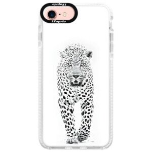 Silikonové pouzdro Bumper iSaprio - White Jaguar - iPhone 7