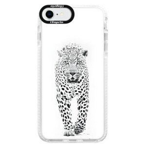 Silikonové pouzdro Bumper iSaprio - White Jaguar - iPhone SE 2020