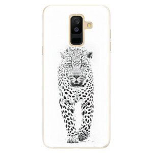 Silikonové pouzdro iSaprio - White Jaguar - Samsung Galaxy A6+