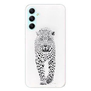 Odolné silikonové pouzdro iSaprio - White Jaguar - Samsung Galaxy A34 5G