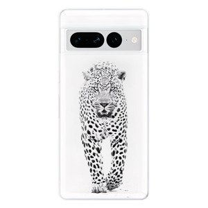 Odolné silikonové pouzdro iSaprio - White Jaguar - Google Pixel 7 Pro 5G