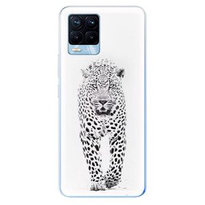 Odolné silikonové pouzdro iSaprio - White Jaguar - Realme 8 / 8 Pro