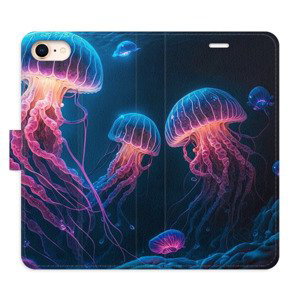 Flipové pouzdro iSaprio - Jellyfish - iPhone 7/8/SE 2020