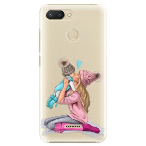 Plastové pouzdro iSaprio - Kissing Mom - Blond and Boy - Xiaomi Redmi 6