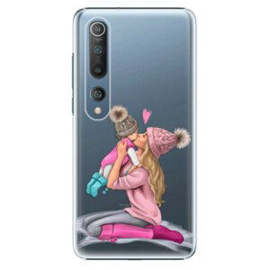 Plastové pouzdro iSaprio - Kissing Mom - Blond and Girl - Xiaomi Mi 10 / Mi 10 Pro