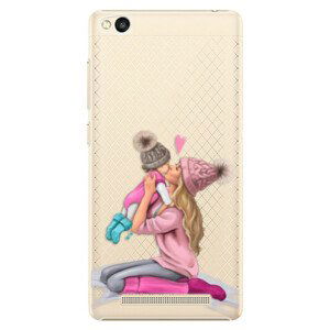 Plastové pouzdro iSaprio - Kissing Mom - Blond and Girl - Xiaomi Redmi 3