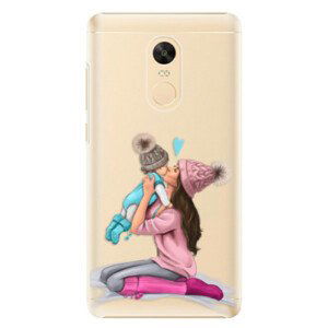 Plastové pouzdro iSaprio - Kissing Mom - Brunette and Boy - Xiaomi Redmi Note 4X