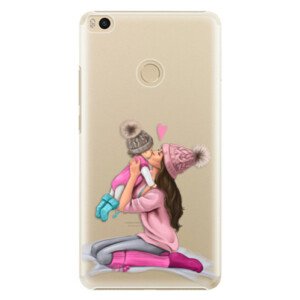 Plastové pouzdro iSaprio - Kissing Mom - Brunette and Girl - Xiaomi Mi Max 2