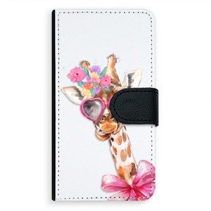 Univerzální flipové pouzdro iSaprio - Lady Giraffe - Flip XL