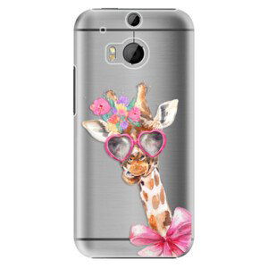Plastové pouzdro iSaprio - Lady Giraffe - HTC One M8
