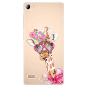 Plastové pouzdro iSaprio - Lady Giraffe - Lenovo Vibe X2