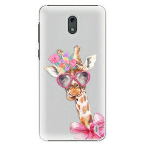 Plastové pouzdro iSaprio - Lady Giraffe - Nokia 2
