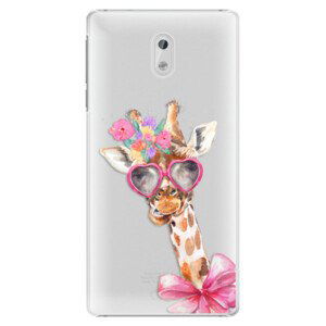 Plastové pouzdro iSaprio - Lady Giraffe - Nokia 3