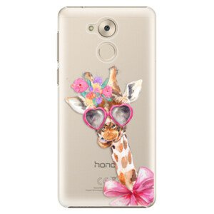 Plastové pouzdro iSaprio - Lady Giraffe - Huawei Nova Smart