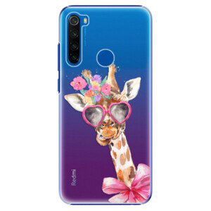 Plastové pouzdro iSaprio - Lady Giraffe - Xiaomi Redmi Note 8T