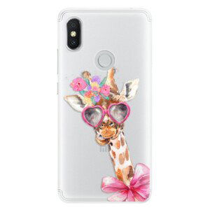 Silikonové pouzdro iSaprio - Lady Giraffe - Xiaomi Redmi S2