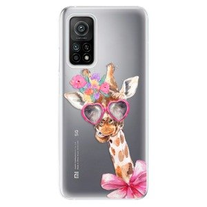 Odolné silikonové pouzdro iSaprio - Lady Giraffe - Xiaomi Mi 10T / Mi 10T Pro