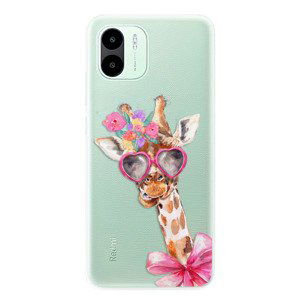Odolné silikonové pouzdro iSaprio - Lady Giraffe - Xiaomi Redmi A1 / A2