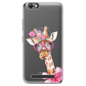 Plastové pouzdro iSaprio - Lady Giraffe - Lenovo Vibe C