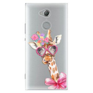 Plastové pouzdro iSaprio - Lady Giraffe - Sony Xperia XA2 Ultra